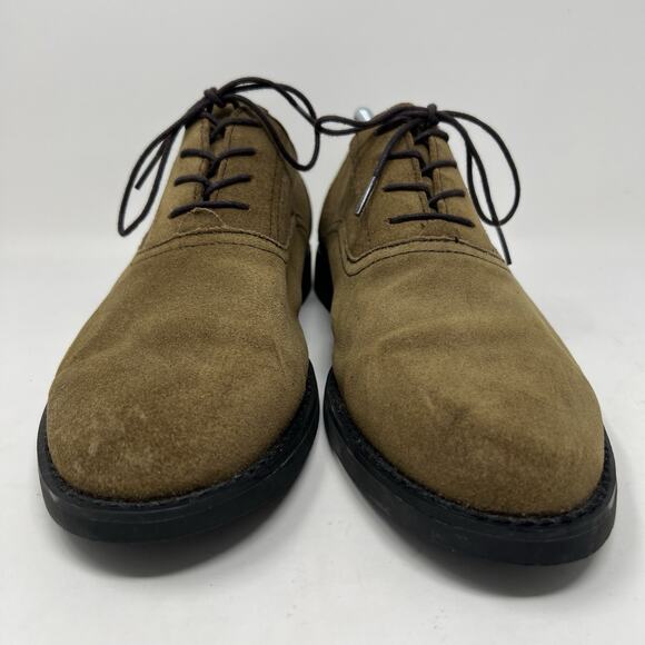 Polo Ralph Lauren Westford Oiled Suede Leather Shoes Tan Oxfords‎ Men’s Size 12